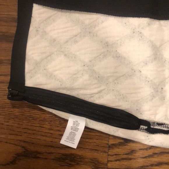 ELIZABETH AND JAMES Womens IRENE Black and White Diamond Pattern Mini Skirt Sz 8 - Picture 8 of 13